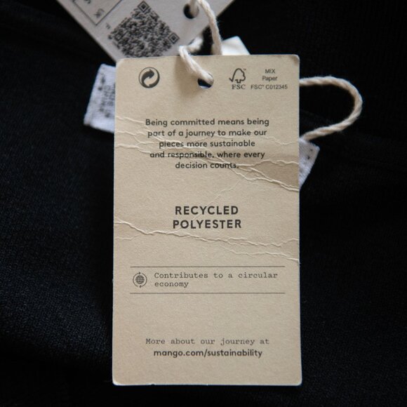 Mango Alberta Crop Tie Neck Halter Tank Top - Picture 8 of 11